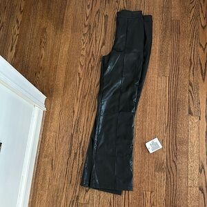 ASOS wide leg leather pants
